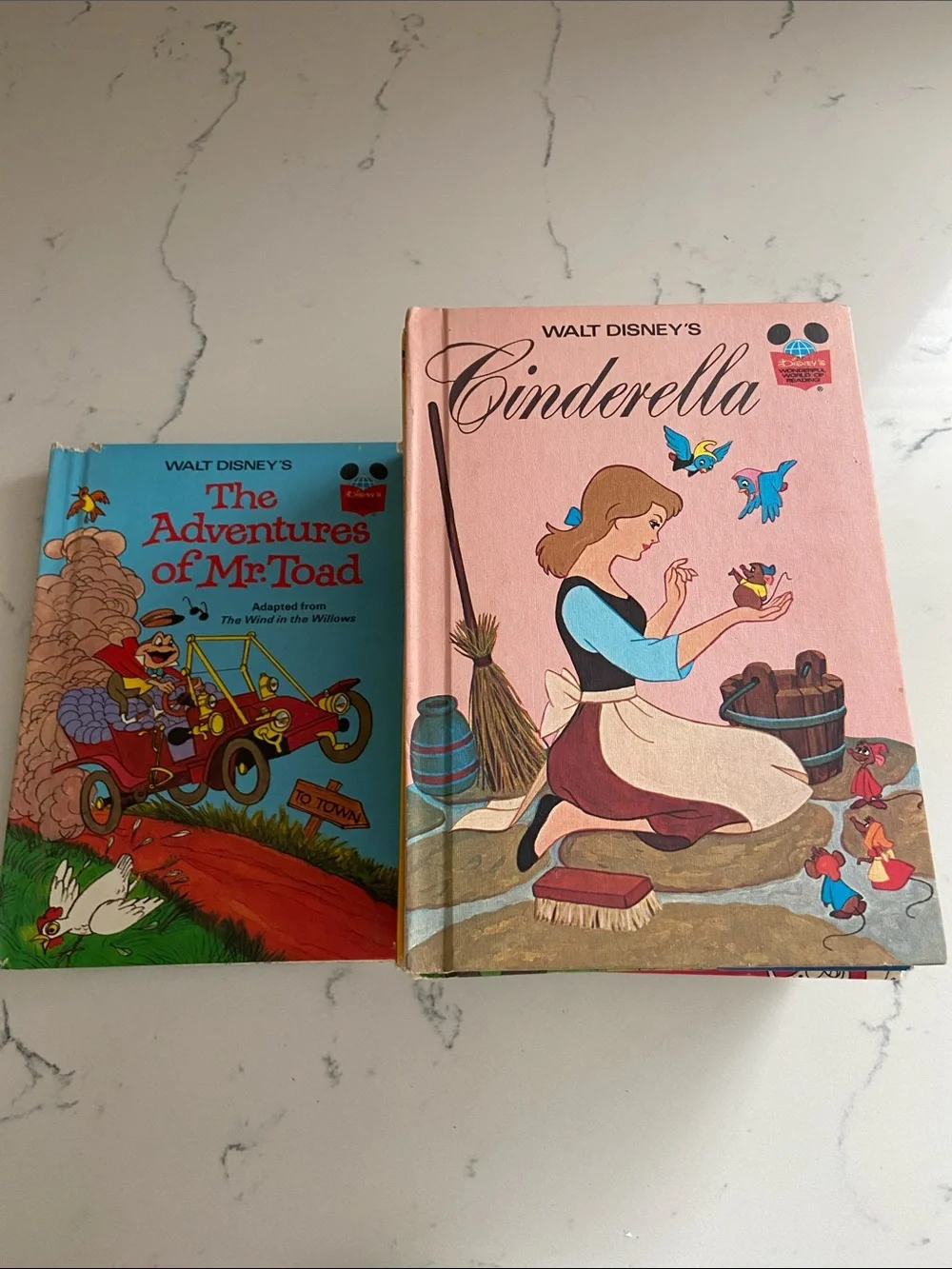Vintage Disney Wonderful World of Reading 17 Hardcover Book Lot
